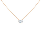 Oval Cut Solitaire Pendant
