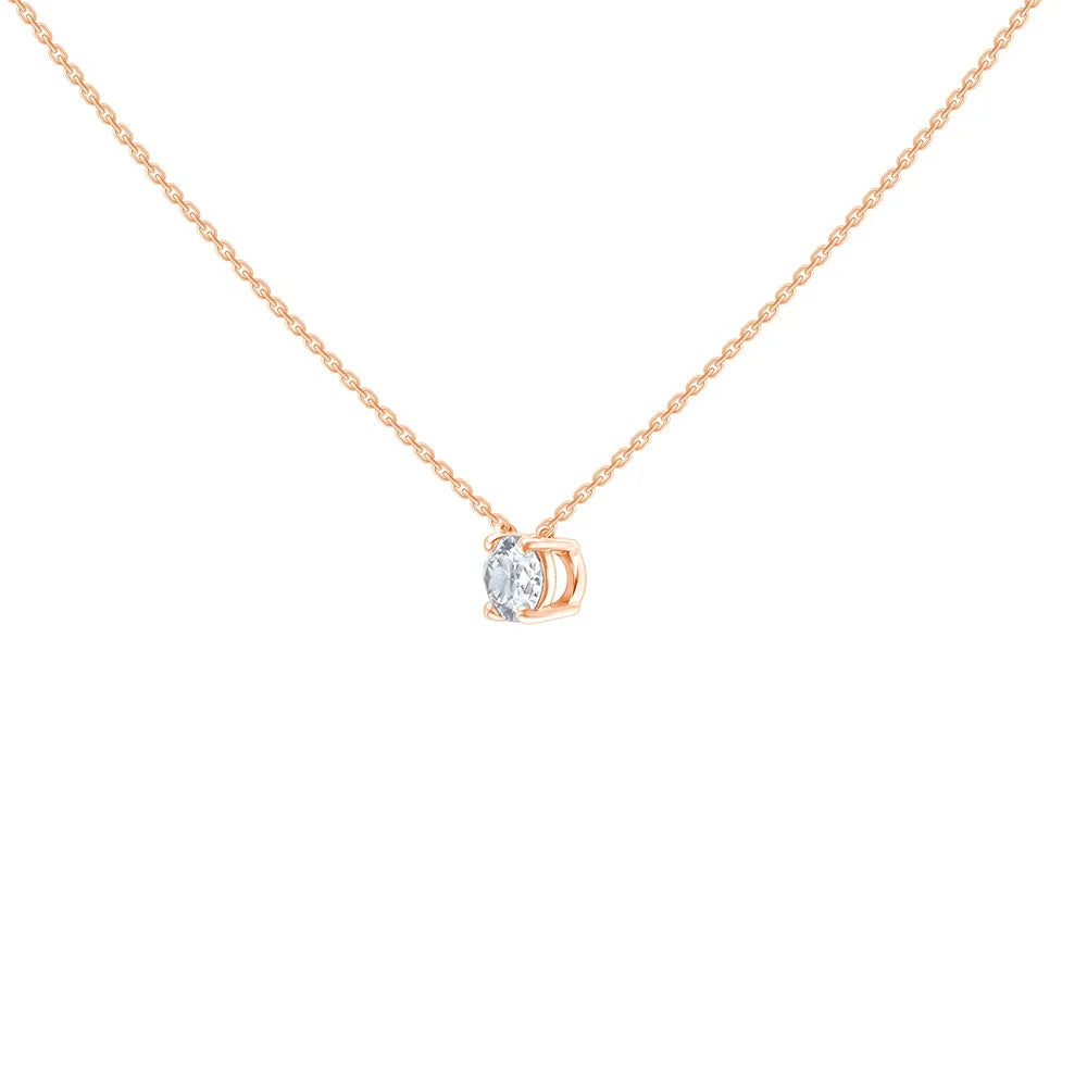 Oval Cut Solitaire Pendant