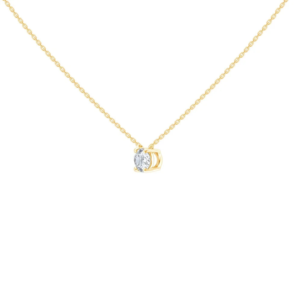 Oval Cut Solitaire Pendant