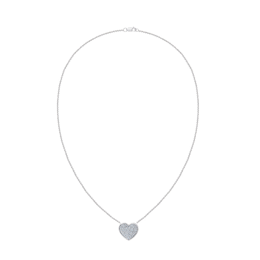 Heart Charm Pav Pendant