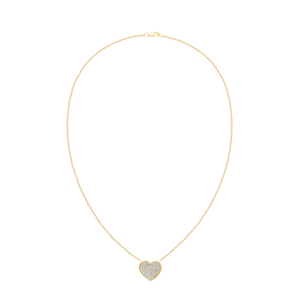 Heart Charm Pav Pendant