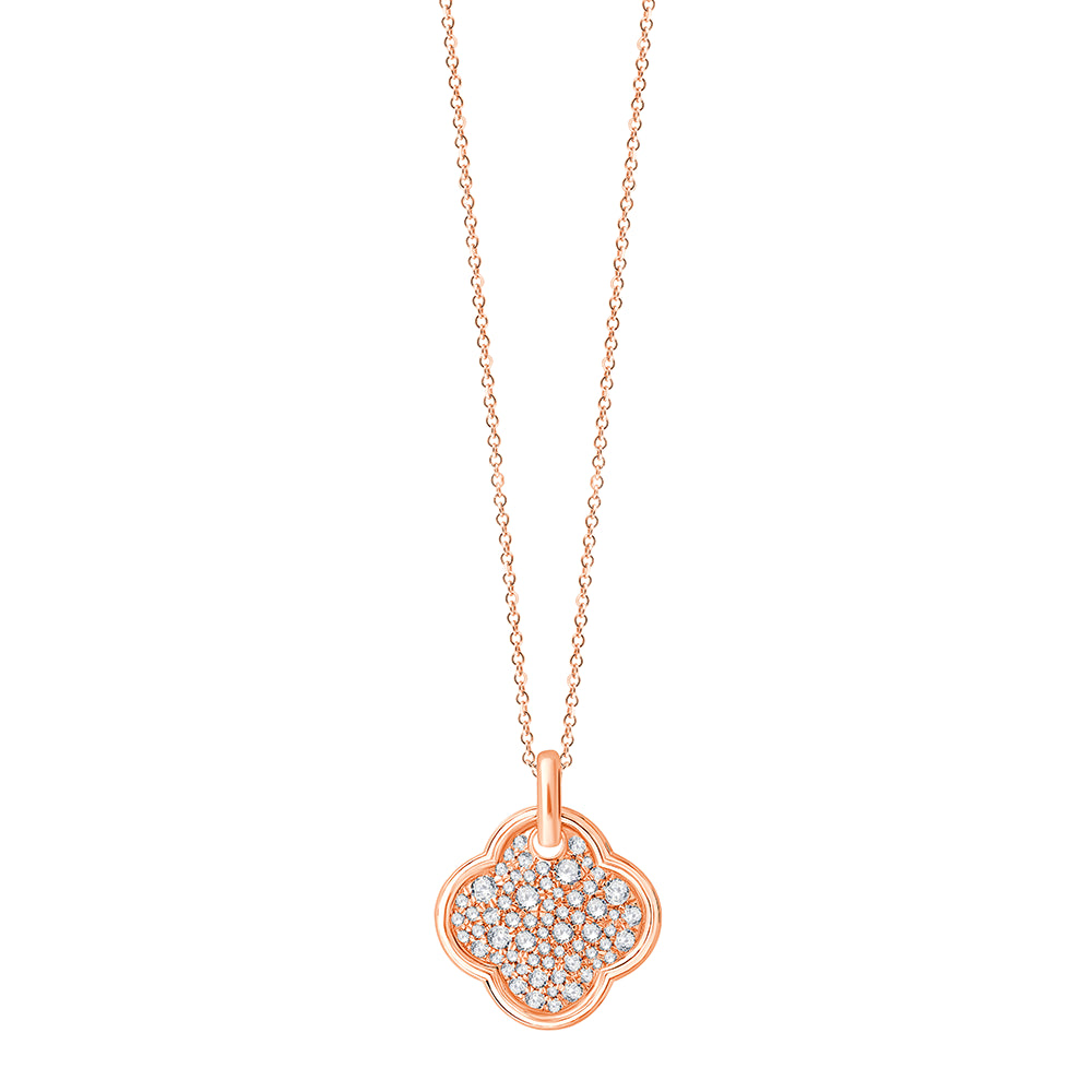 Clover Charm Pav Pendant