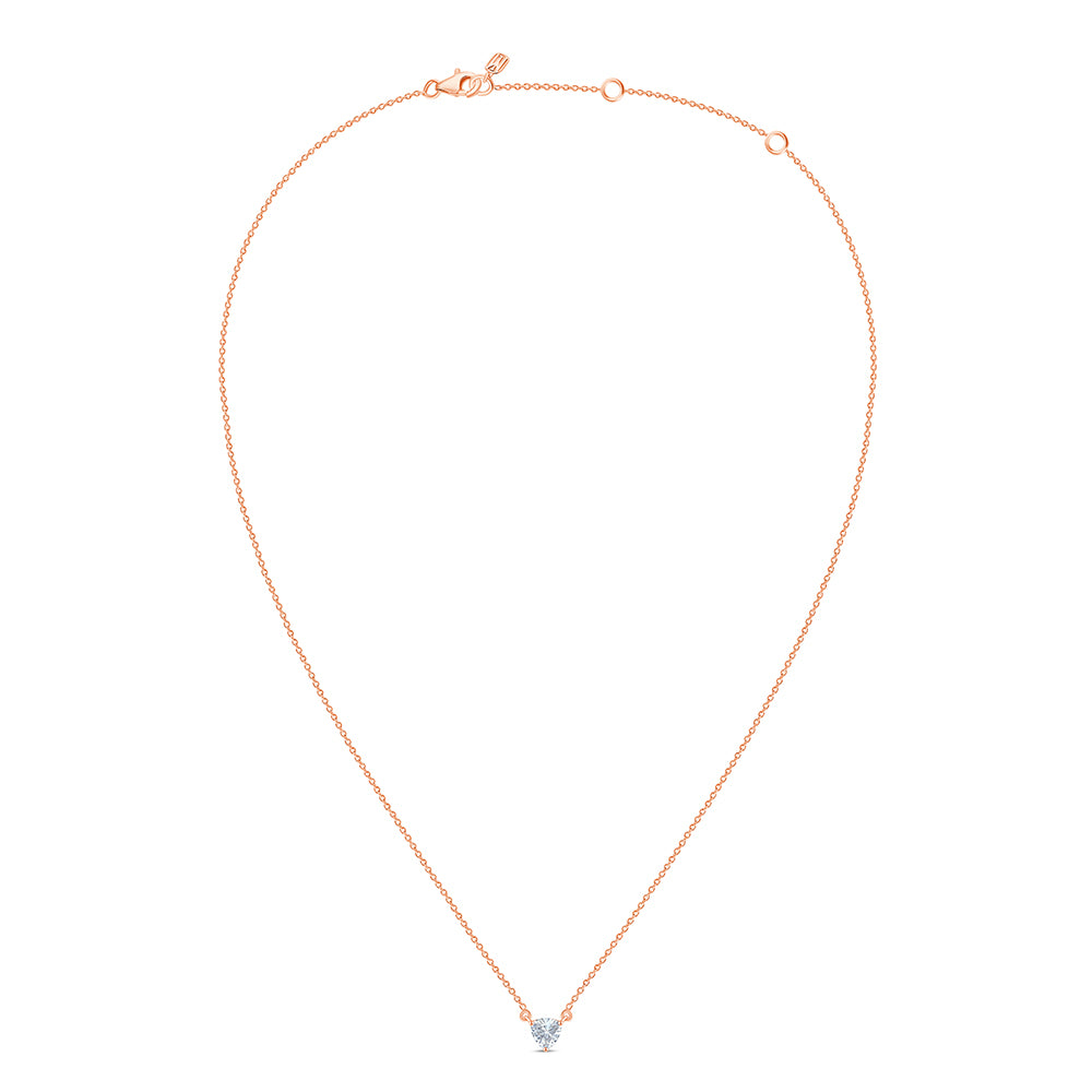 Trillion Cut Solitaire Pendant