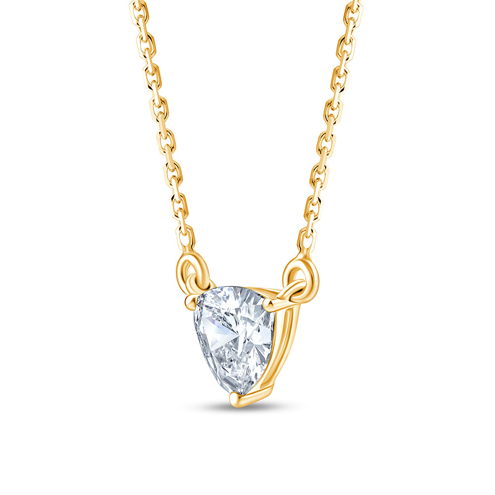 Trillion Cut Solitaire Pendant