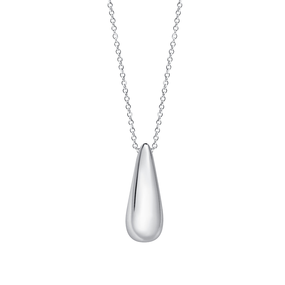 Pear Shaped Plain Gold Pendant