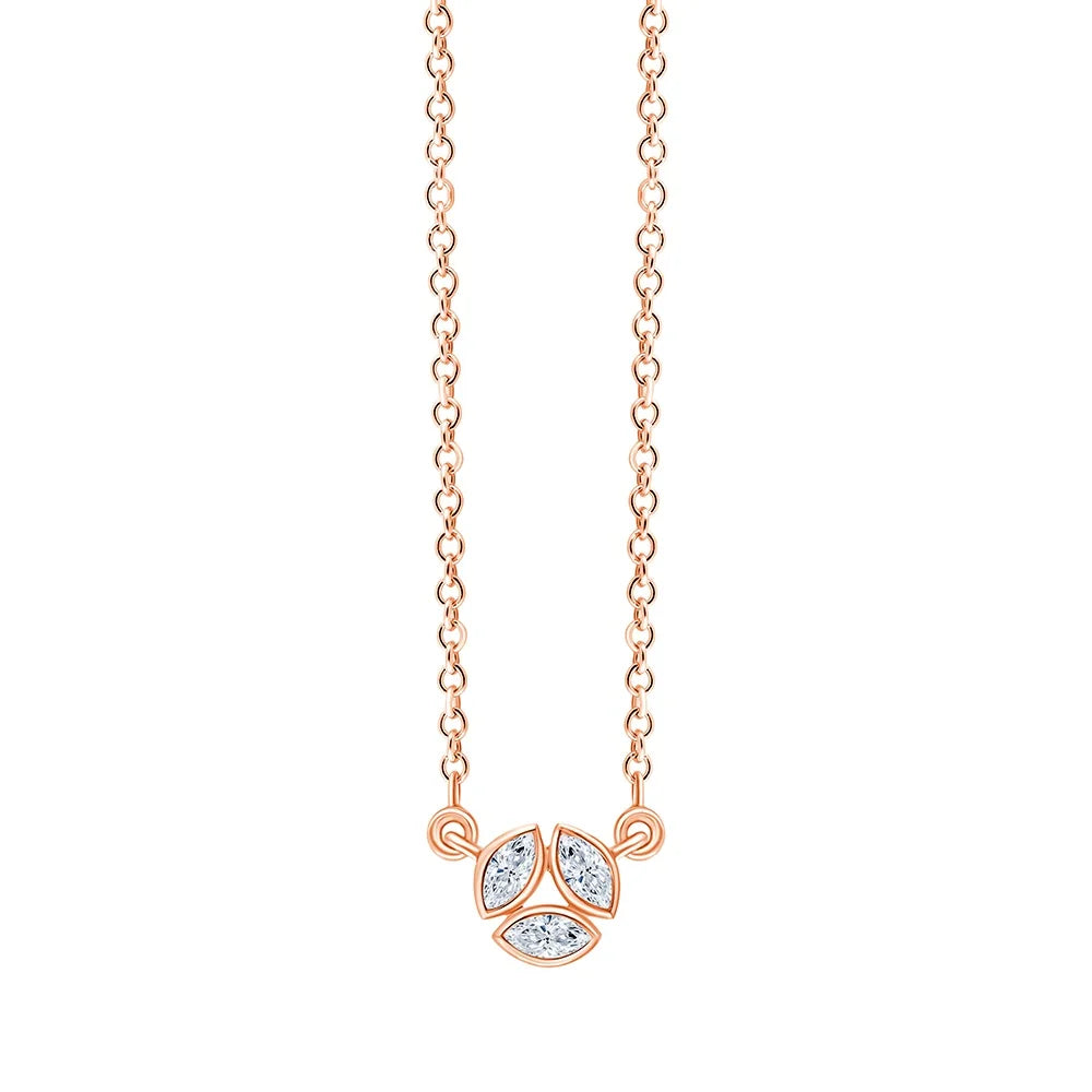 Marquise Cut Trinity Pendant