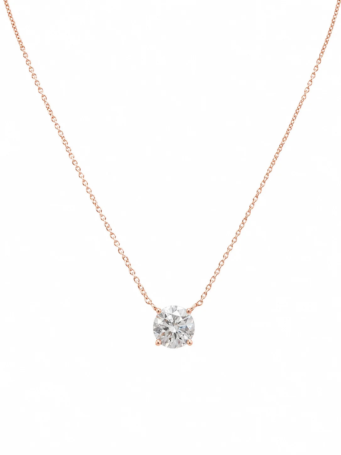 Brilliant Cut Solitaire Pendant