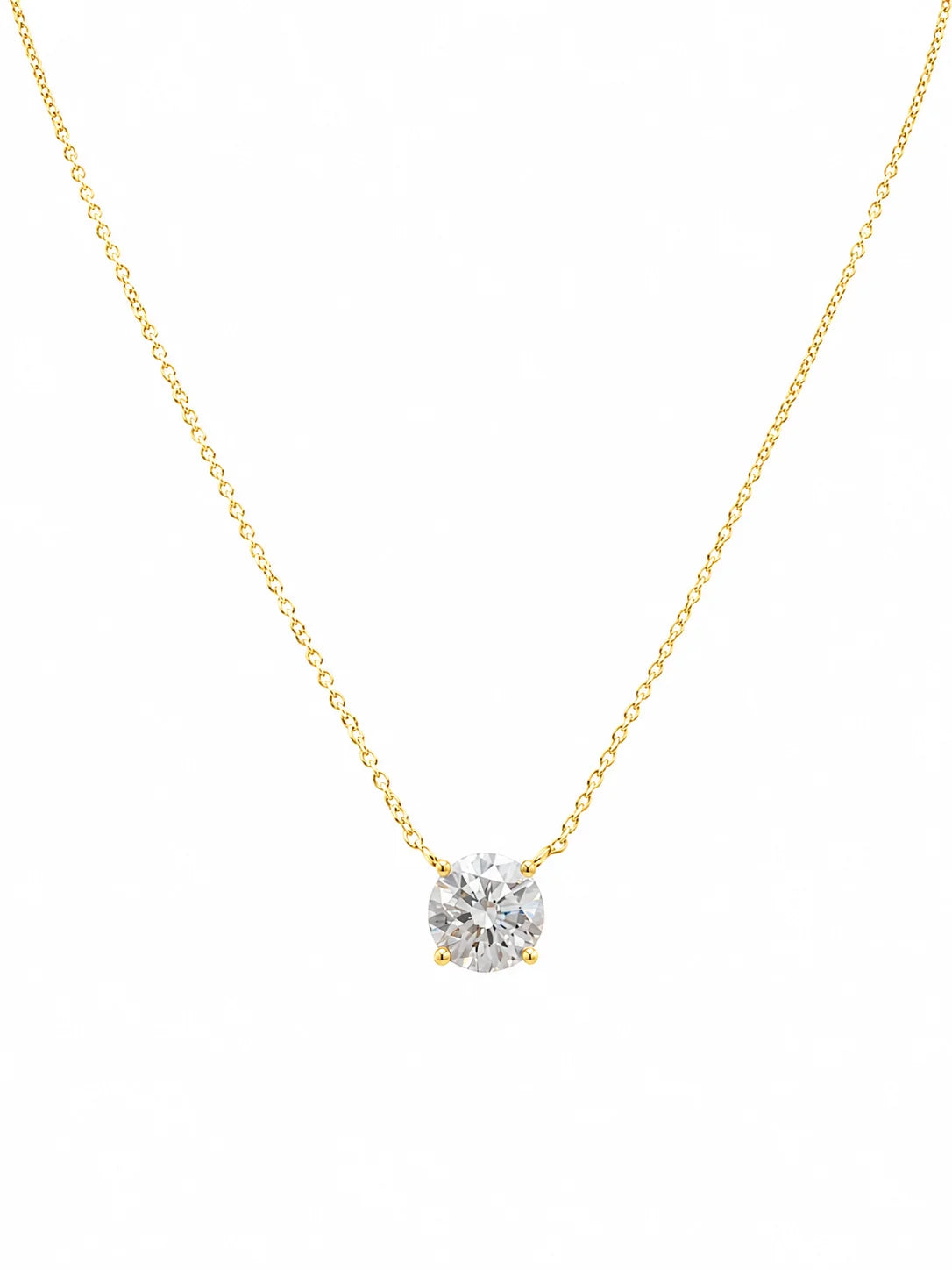 Brilliant Cut Solitaire Pendant