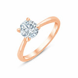 1 Carat Brilliant Cut Solitaire Engagement Ring