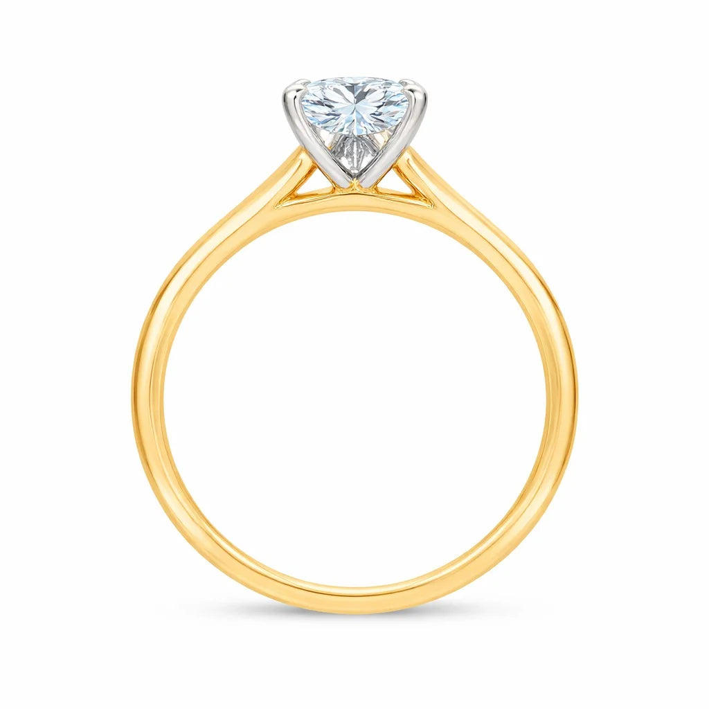 1 Carat Brilliant Cut Solitaire Engagement Ring