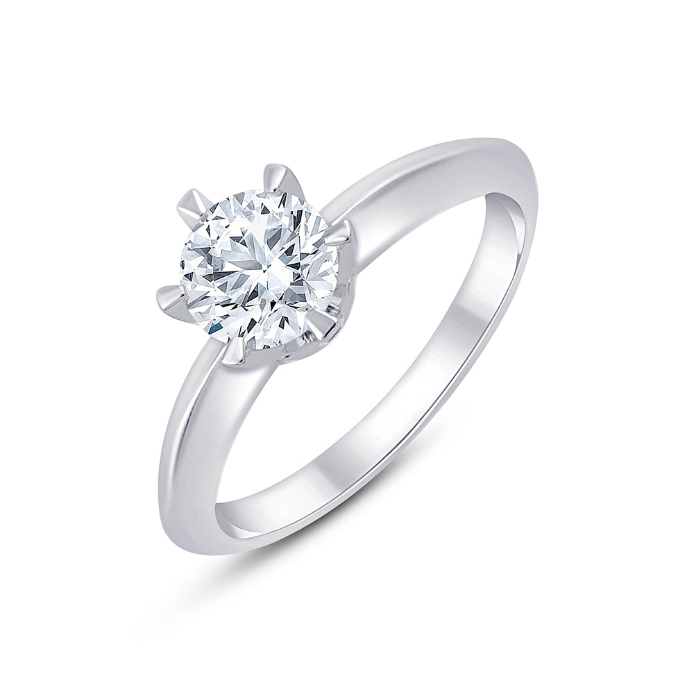 3 Carat Brilliant Cut Solitaire Engagement Ring