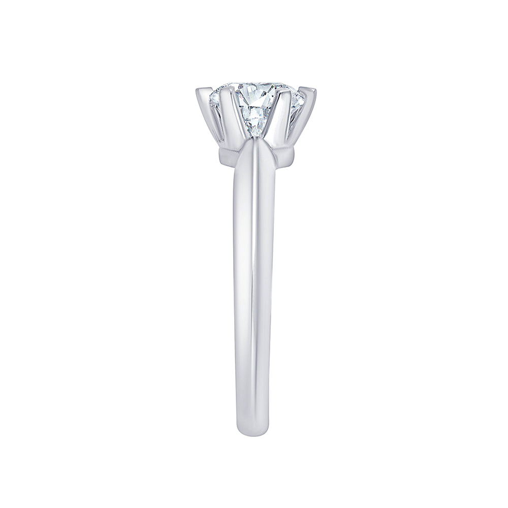 3 Carat Brilliant Cut Solitaire Engagement Ring
