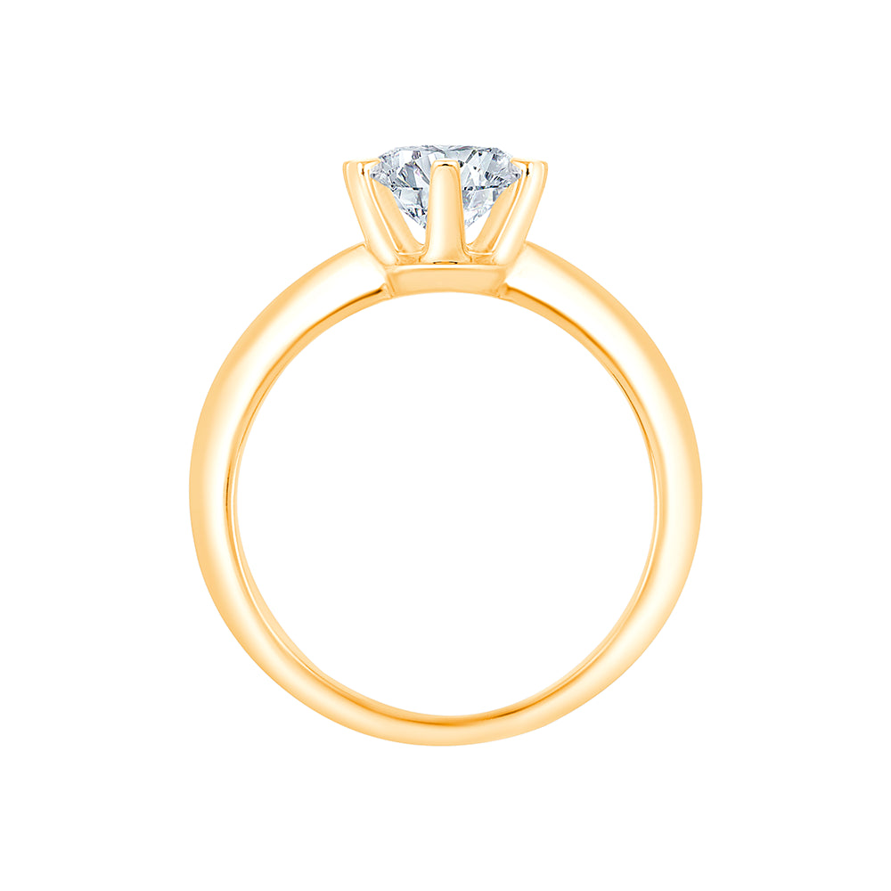 3 Carat Brilliant Cut Solitaire Engagement Ring