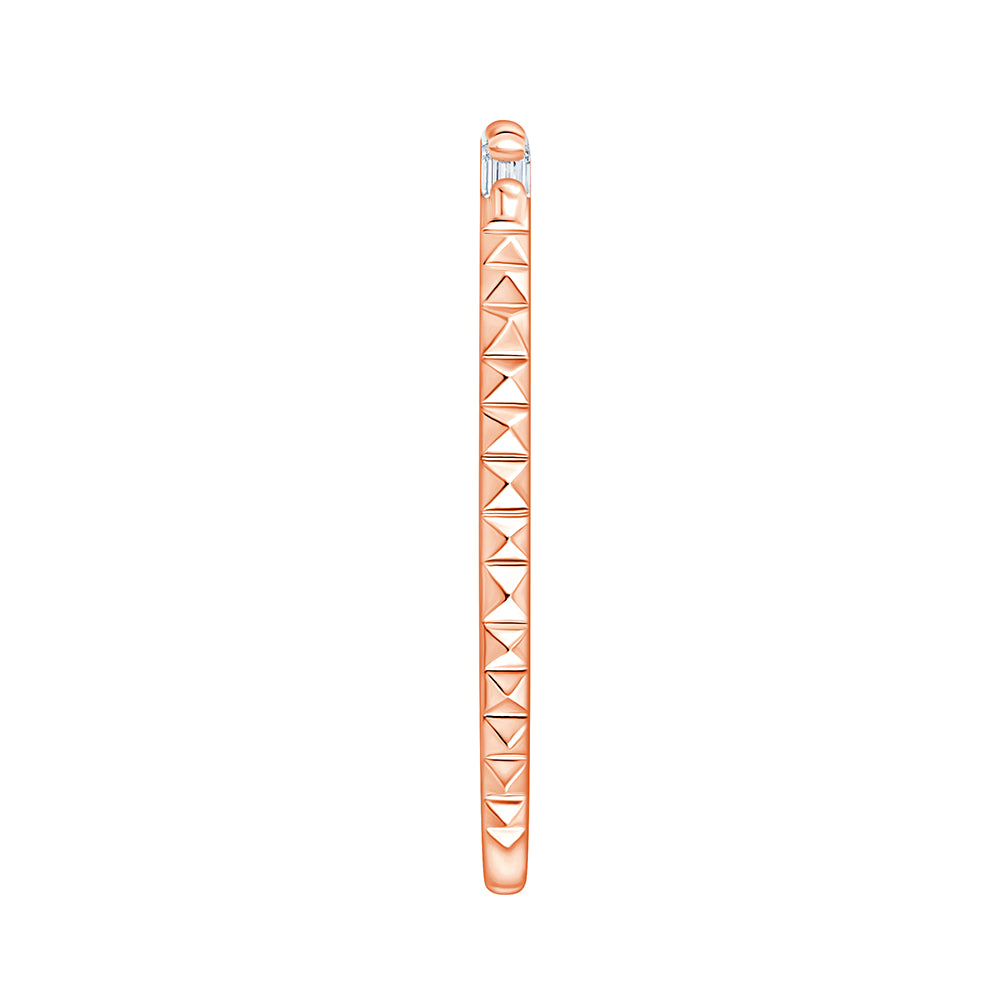 Baguette Cut Grooved Accent Band