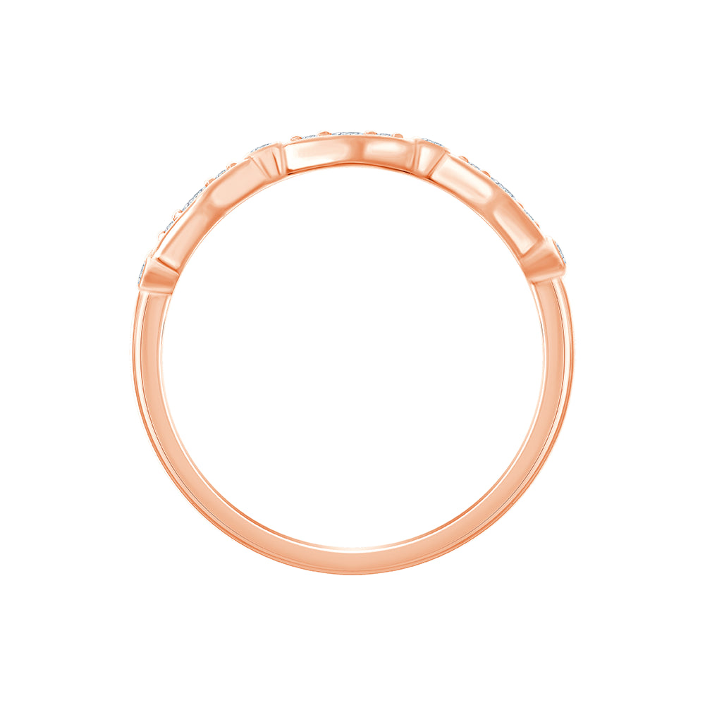 Brilliant Cut Geometric Flow Band