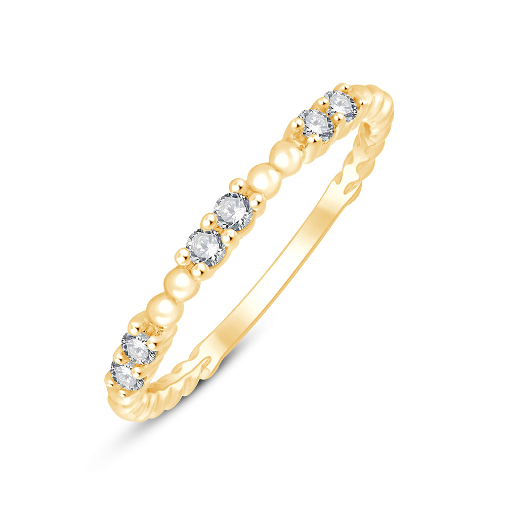 Brilliant Cut Beaded Station Band