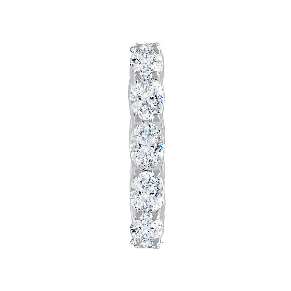 Oval Cut Eternity Band
