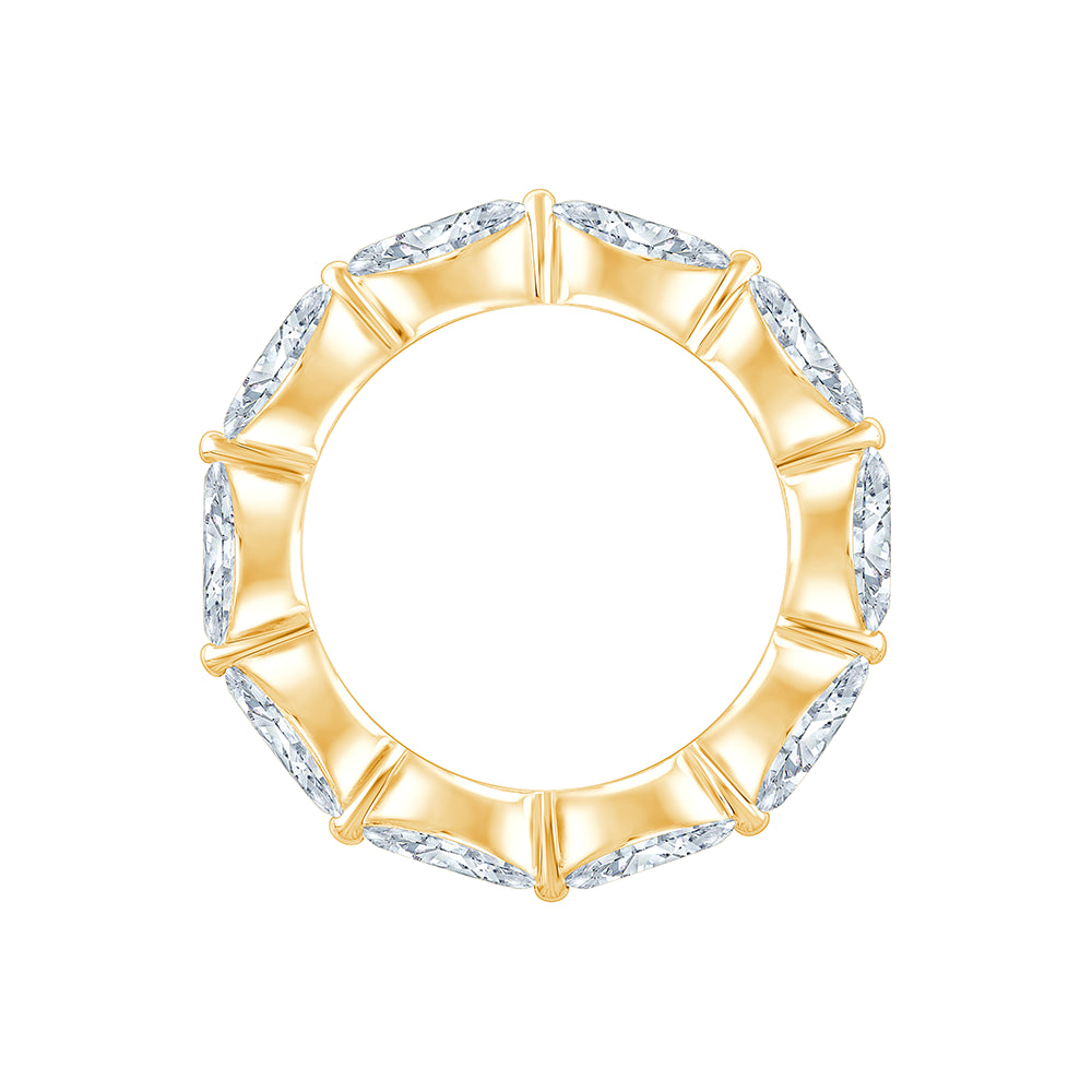 Horizontal Marquise Cut Eternity Band