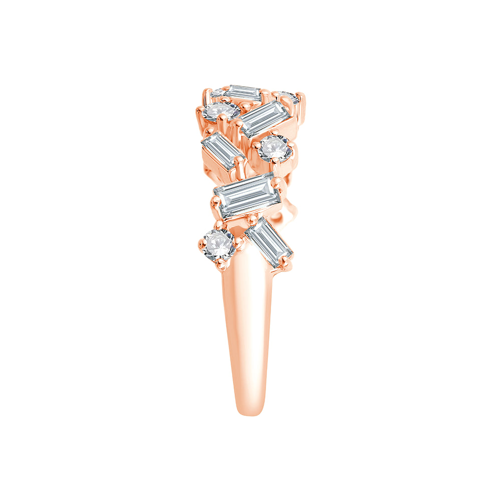 Mixed Cut Scattered Geometric Ring