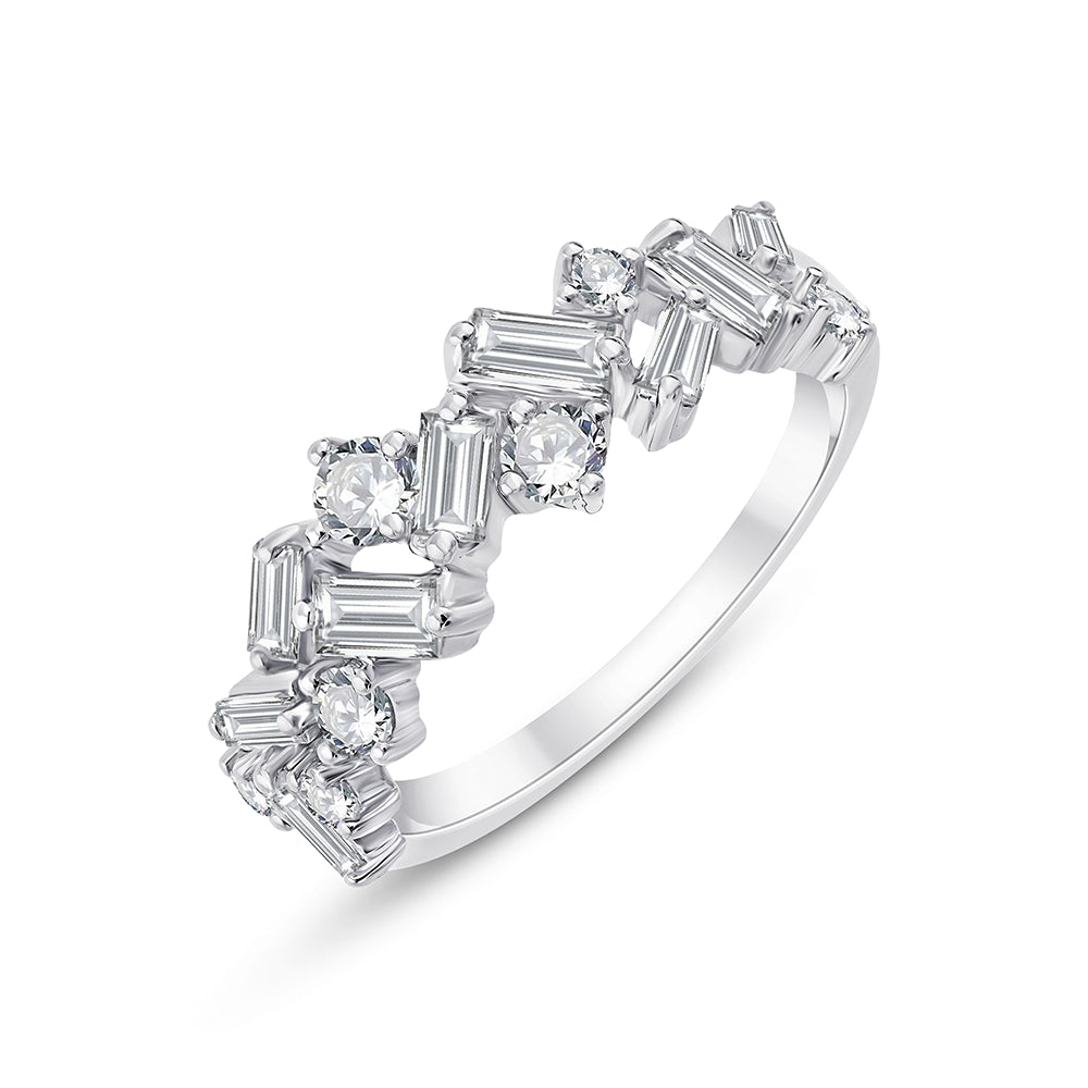 Mixed Cut Scattered Geometric Ring