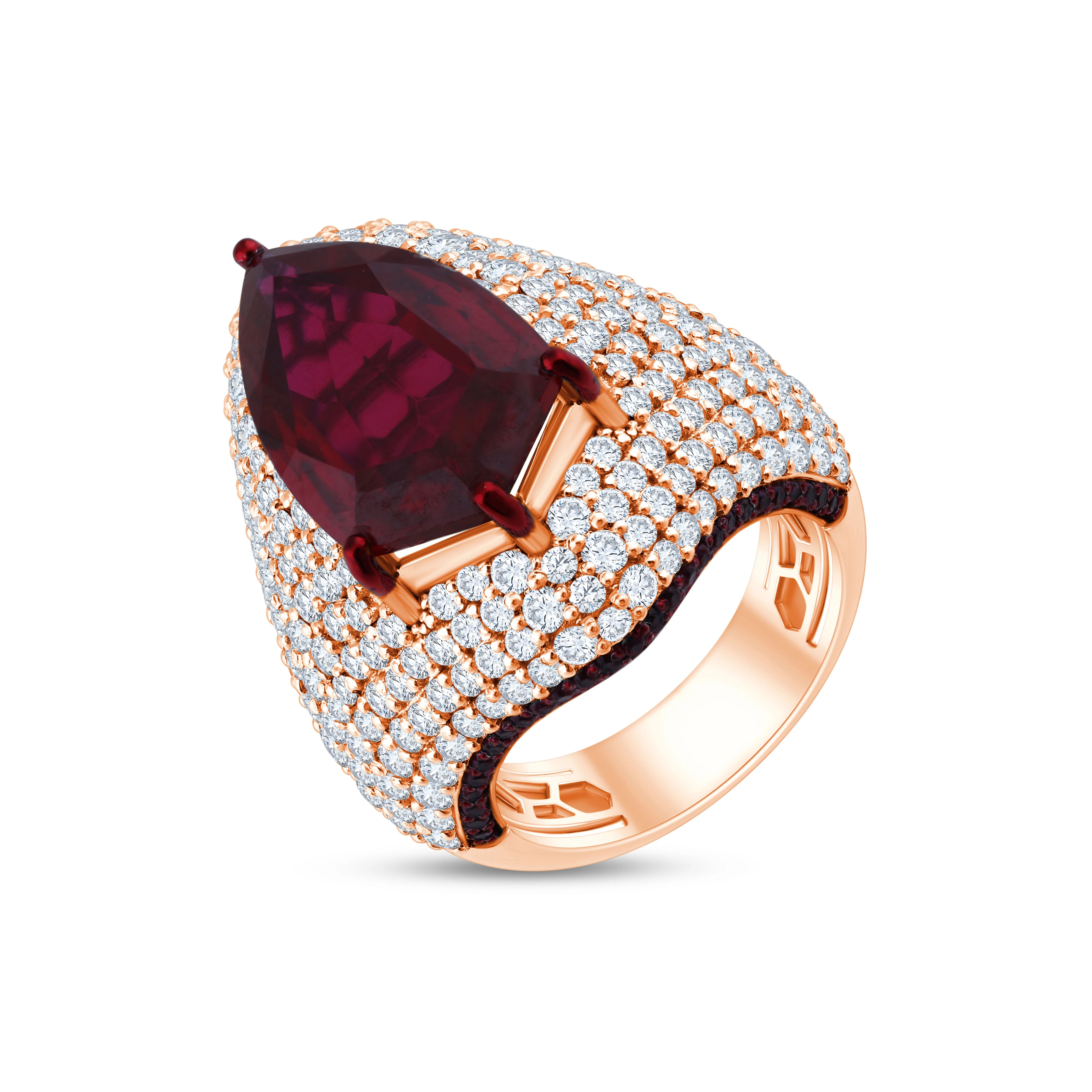 Ruby Cocktail Ring