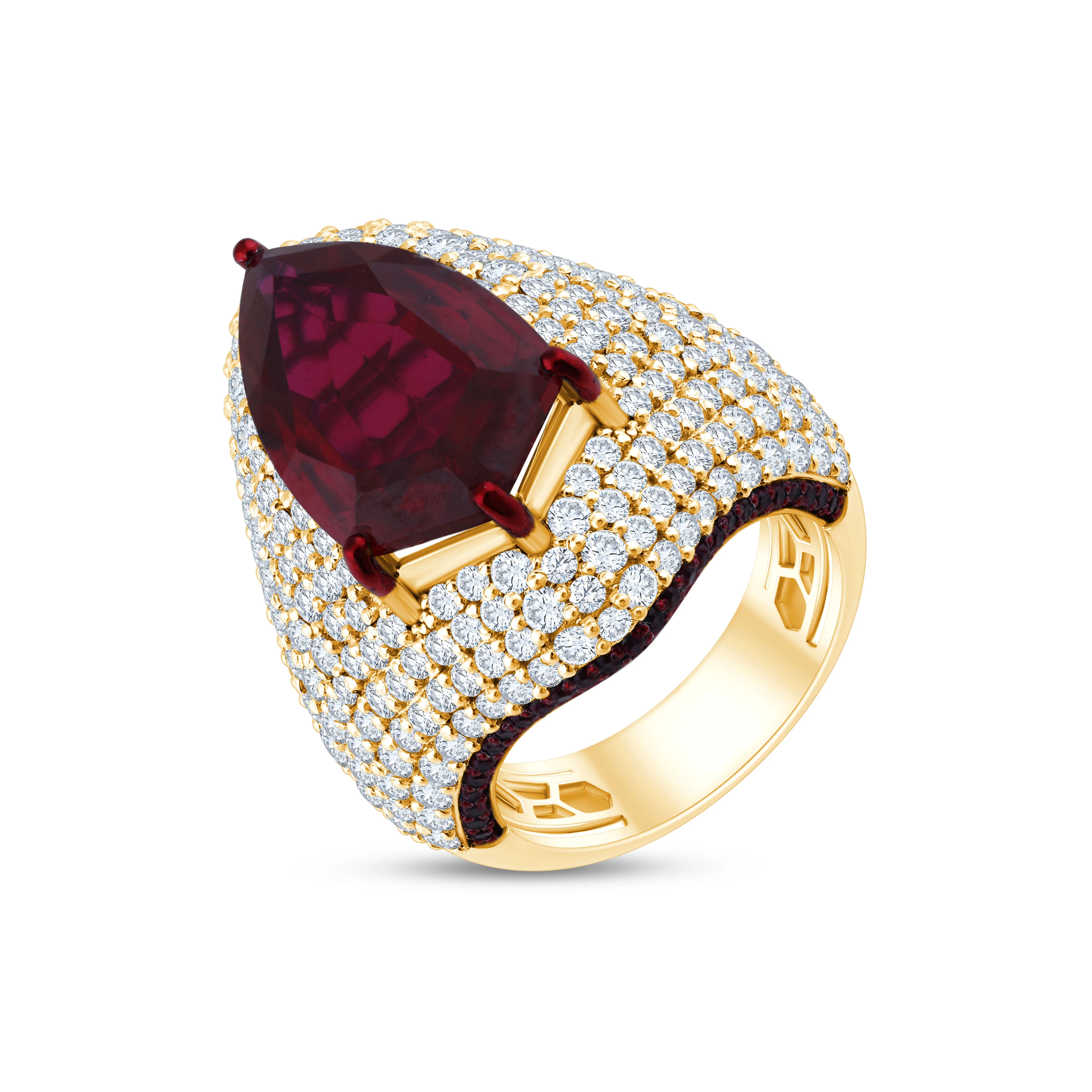 Ruby Cocktail Ring