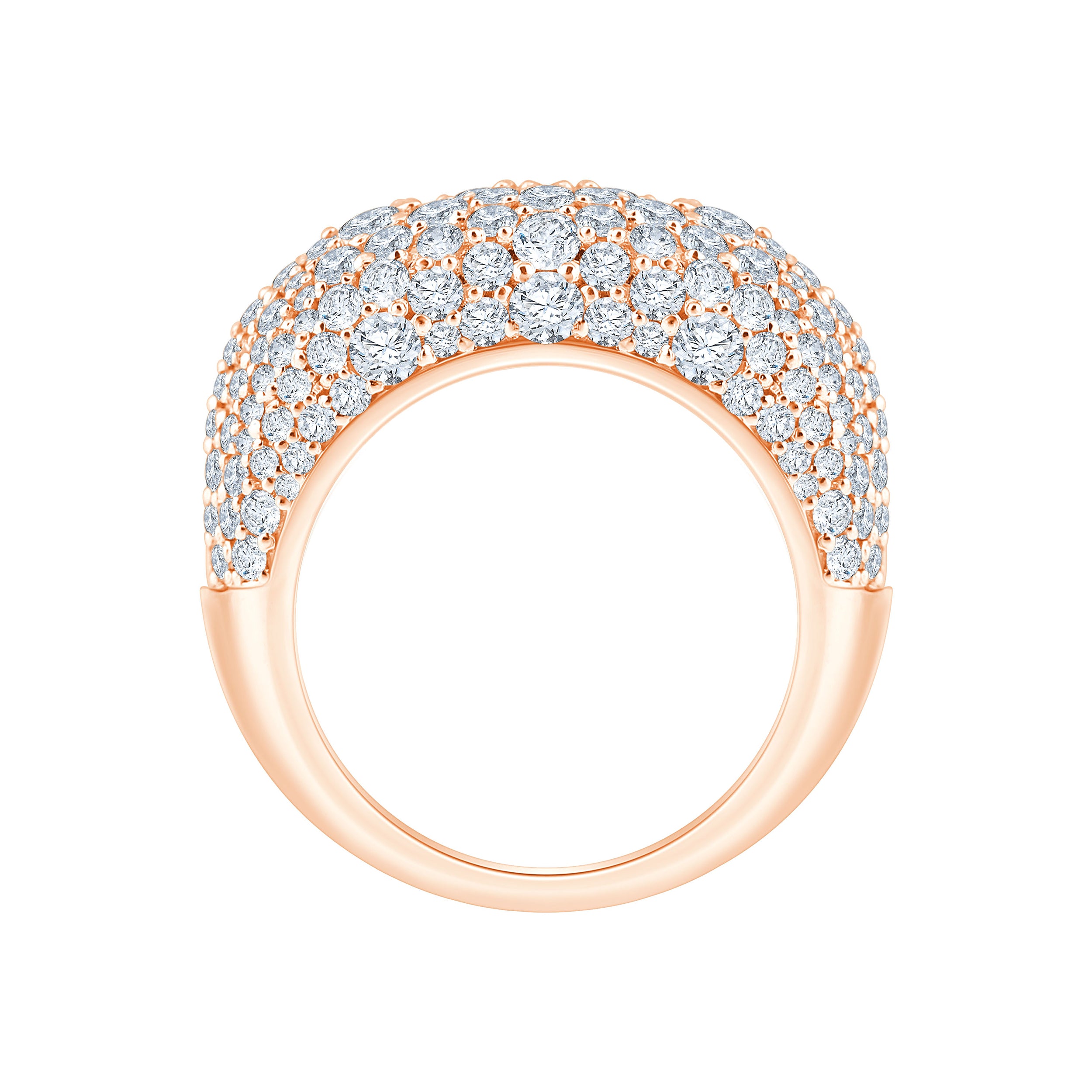 SemiPrecious Emerald  Diamond Accent Statement Band  