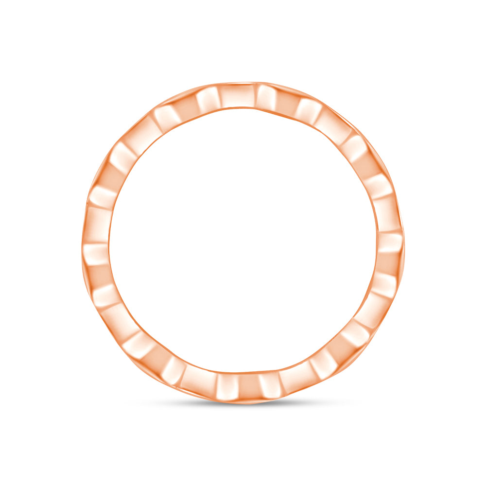  Ripple Wave Gold Band