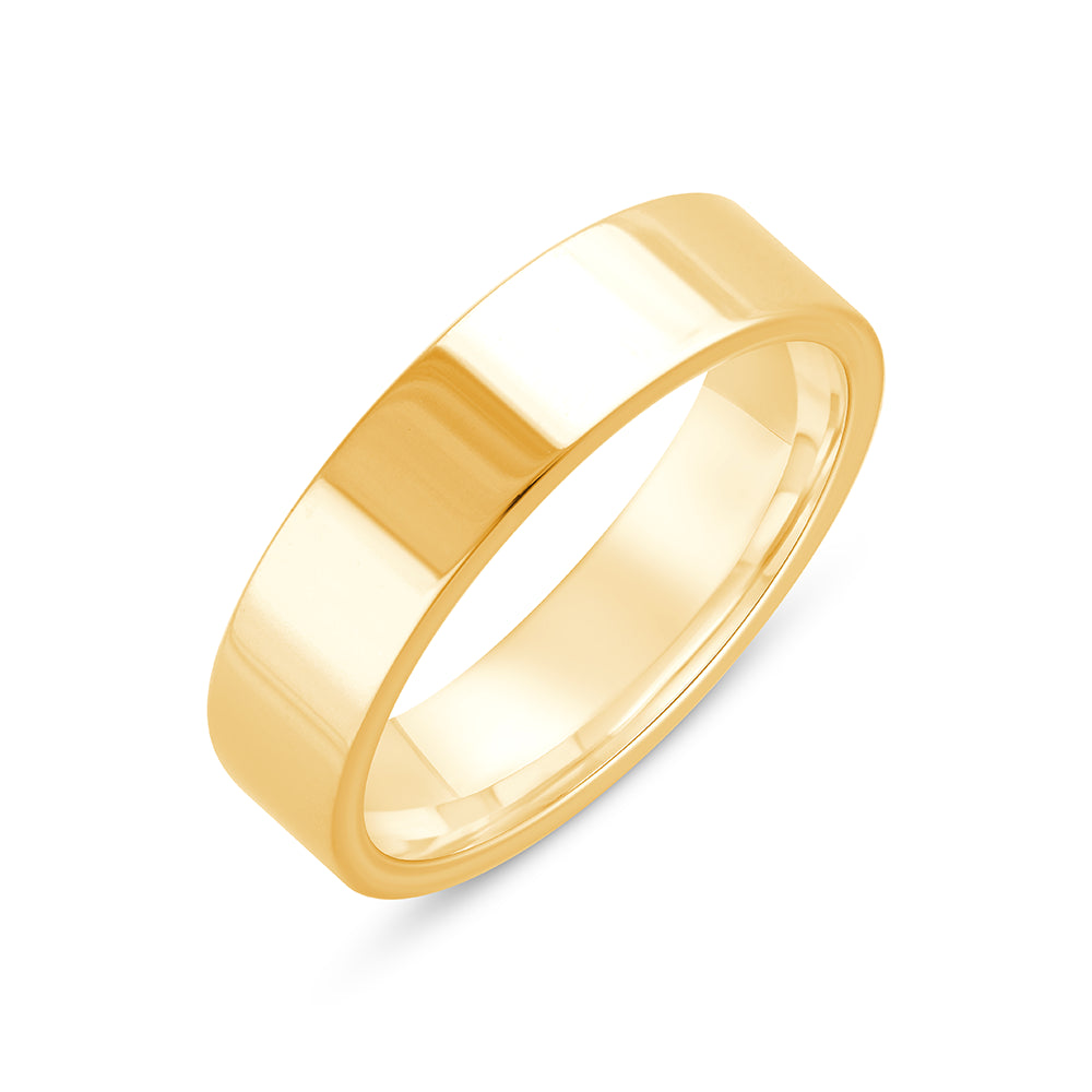 Classic Plain  Gold Band
