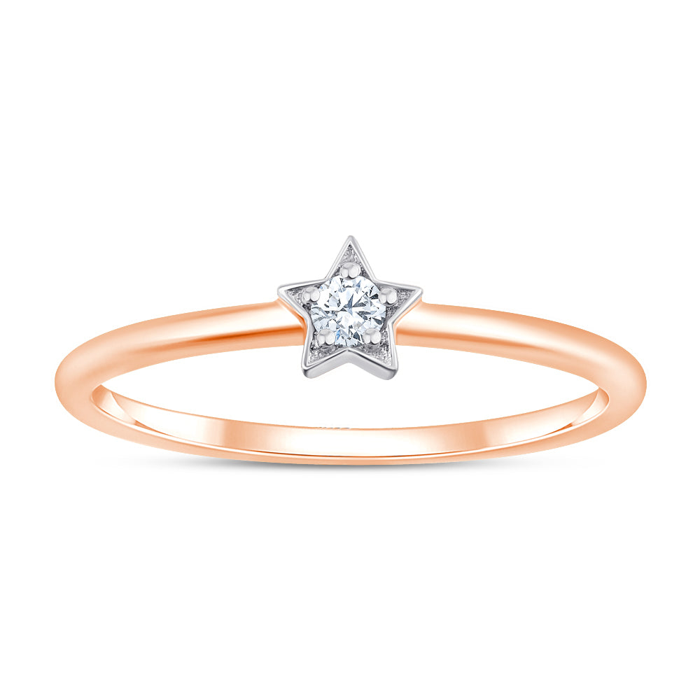 Brilliant Cut Star Ring