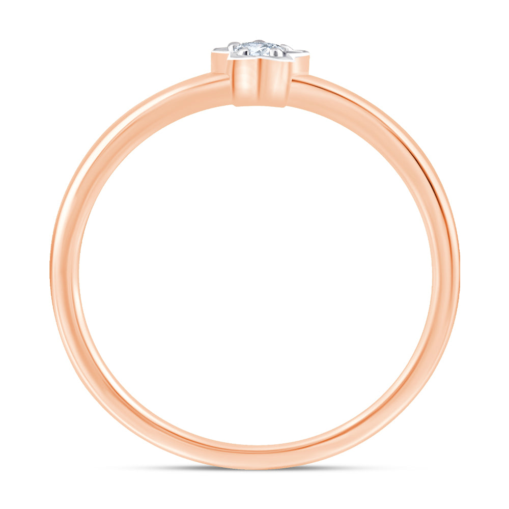 Brilliant Cut Star Ring
