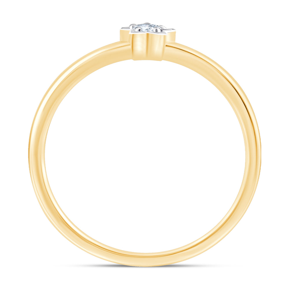 Brilliant Cut Star Ring
