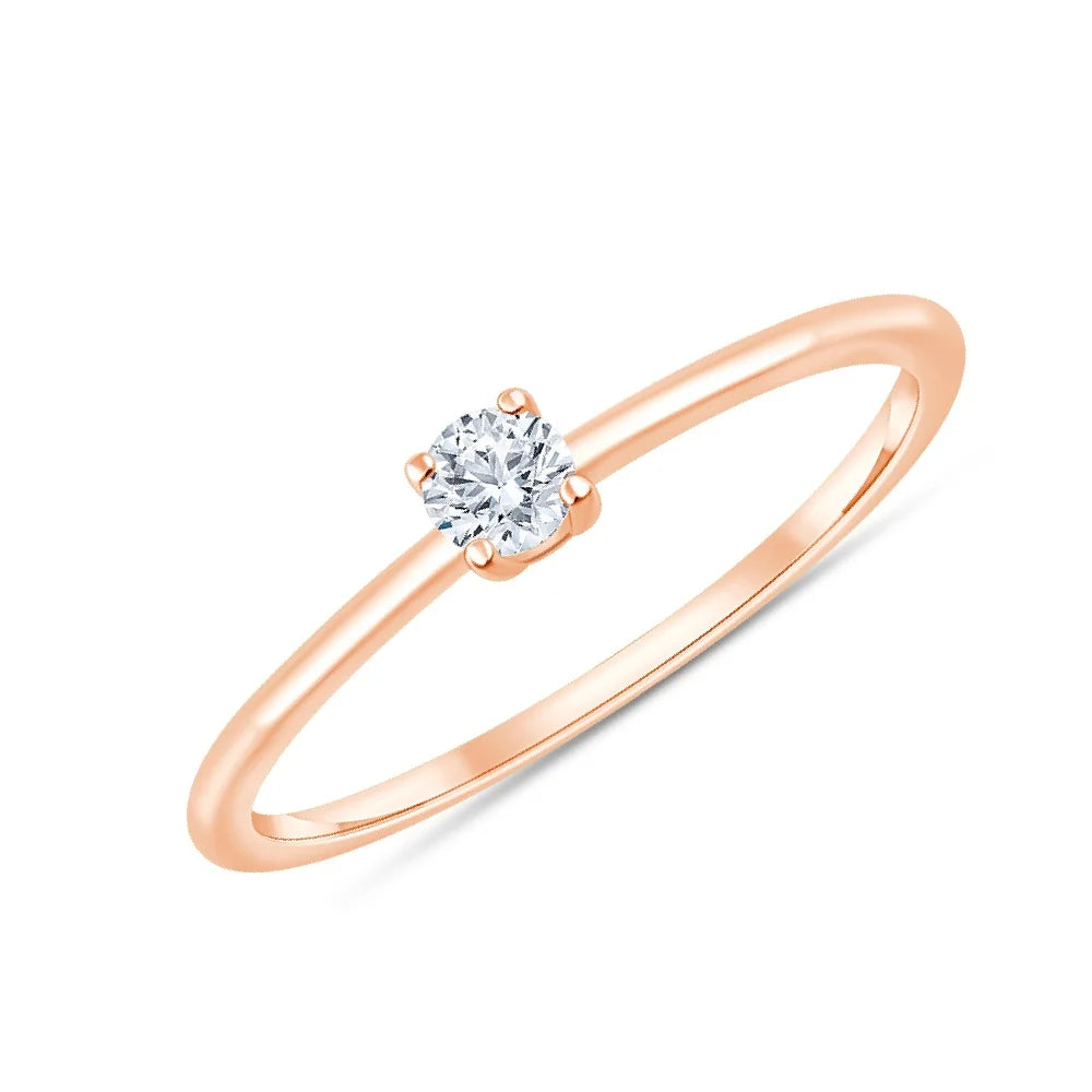 Brilliant Cut Solitaire Ring