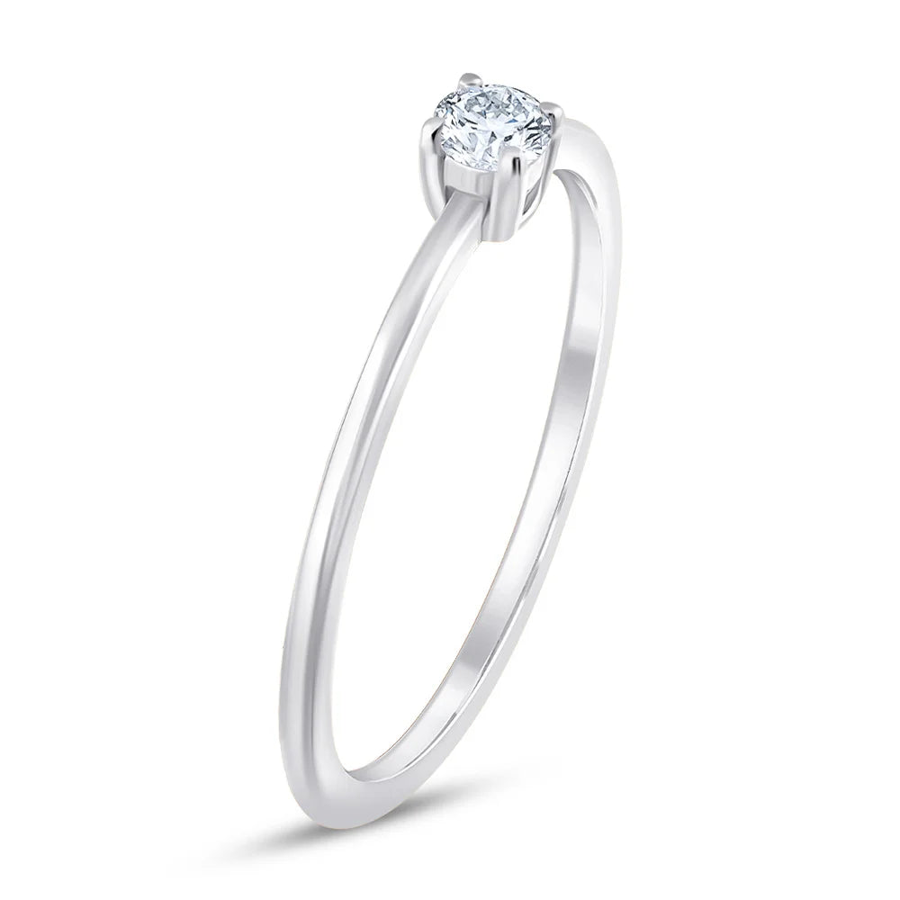 Brilliant Cut Solitaire Ring