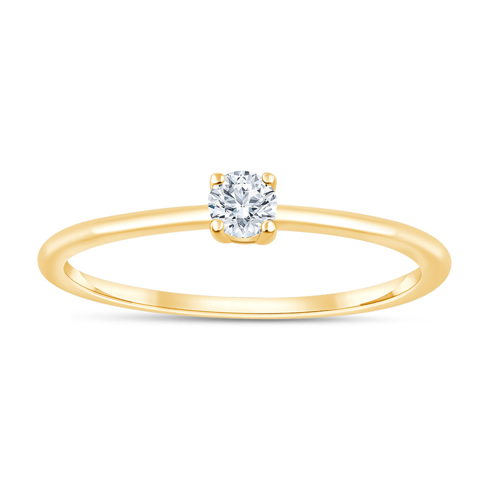 Brilliant Cut Solitaire Ring