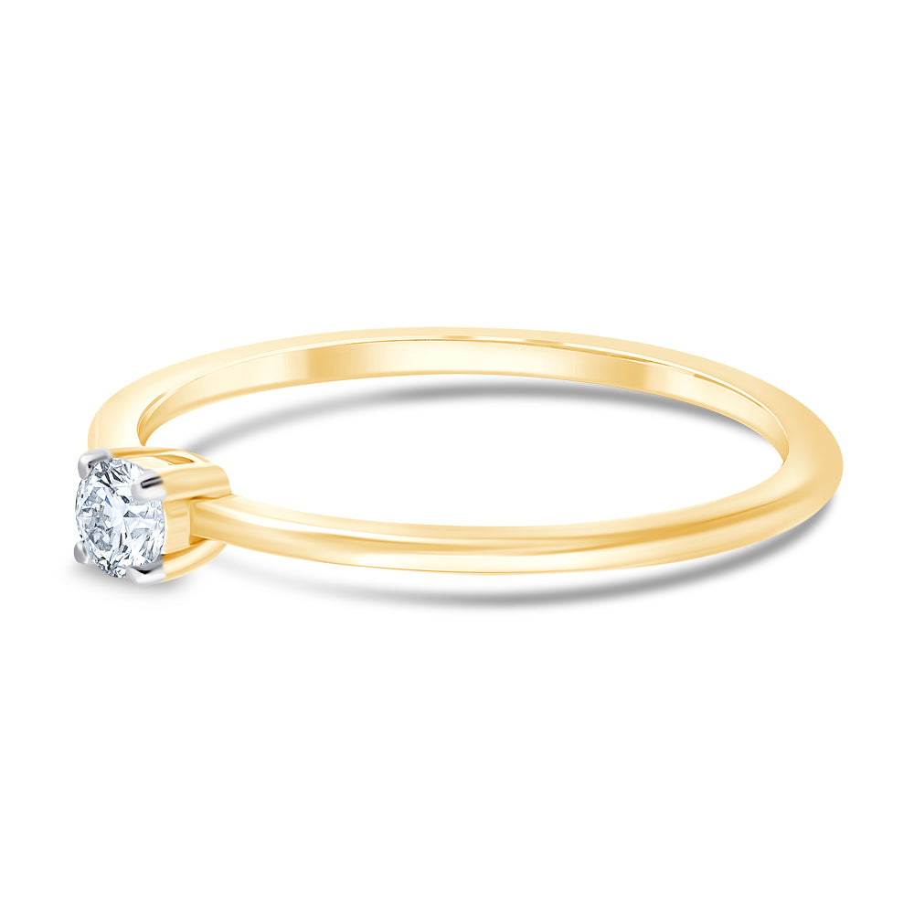 Brilliant Cut Solitaire Ring