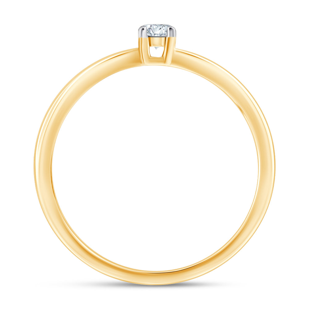 Brilliant Cut Solitaire Ring