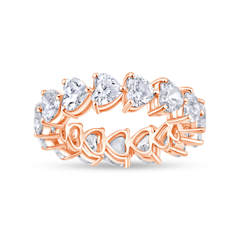 Heart Cut Full Eternity Band