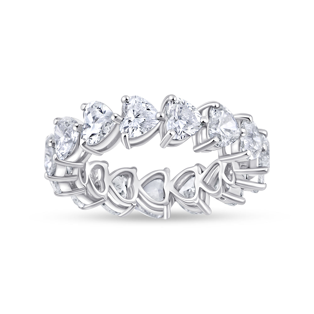 Heart Cut Full Eternity Band