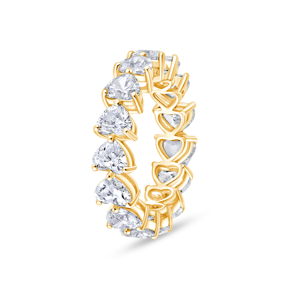 Heart Cut Full Eternity Band