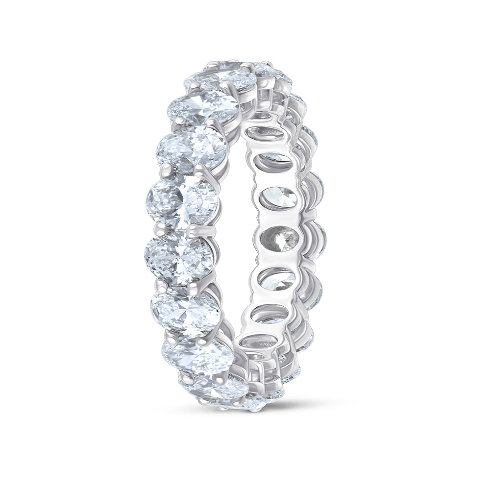 Oval Cut Full Eternity Band