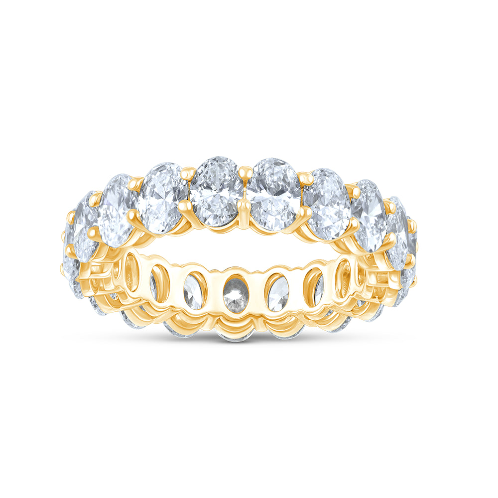 Oval Cut Full Eternity Band