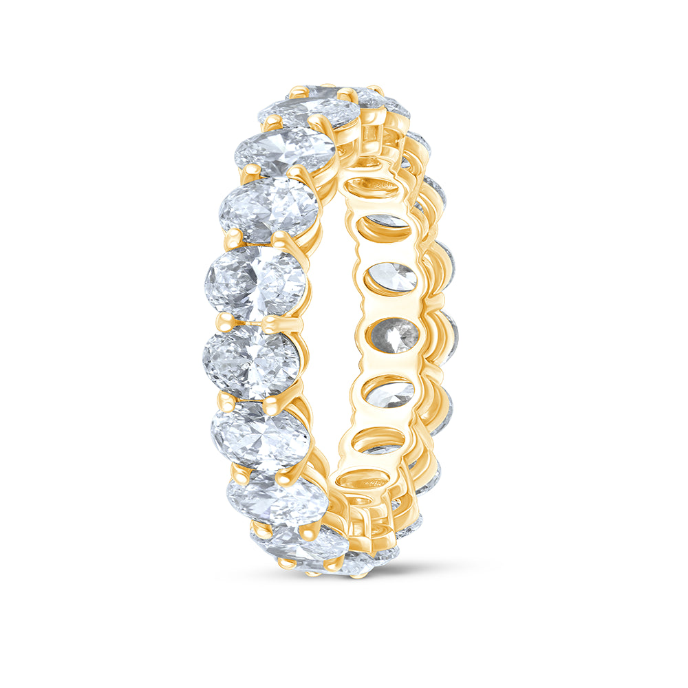 Oval Cut Full Eternity Band