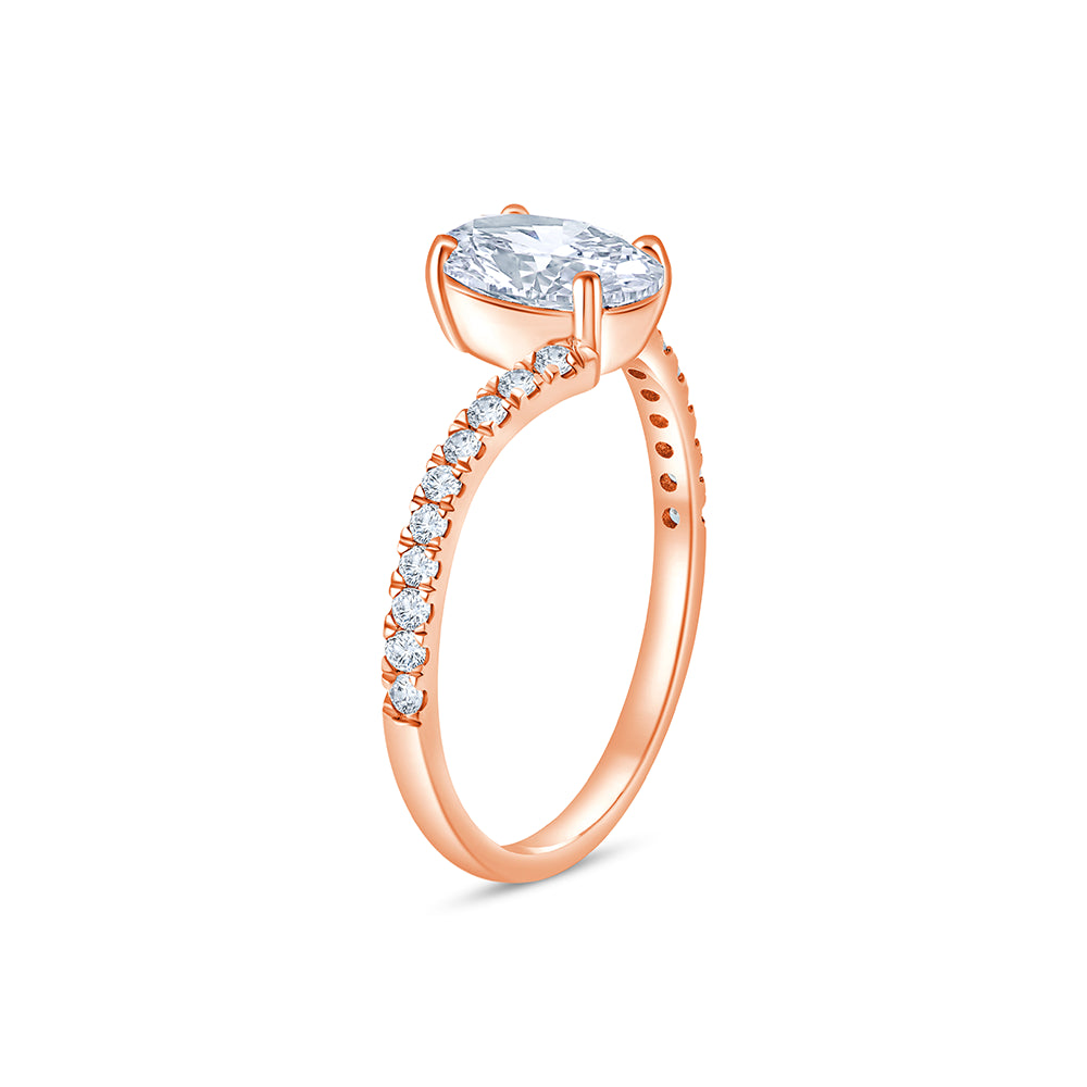 Oval Cut Solitaire Ring