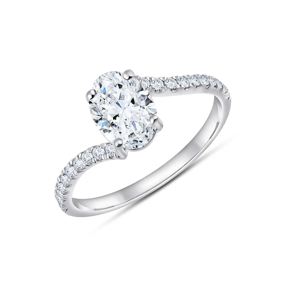 Oval Cut Solitaire Ring