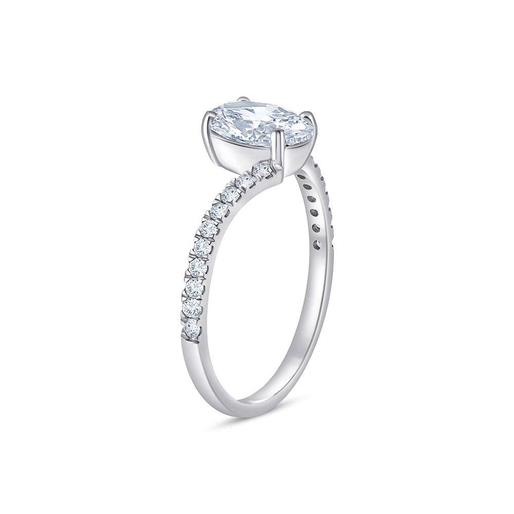 Oval Cut Solitaire Ring