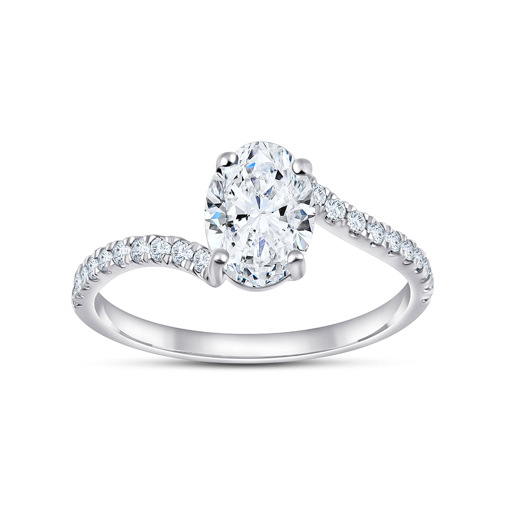 Oval Cut Solitaire Ring