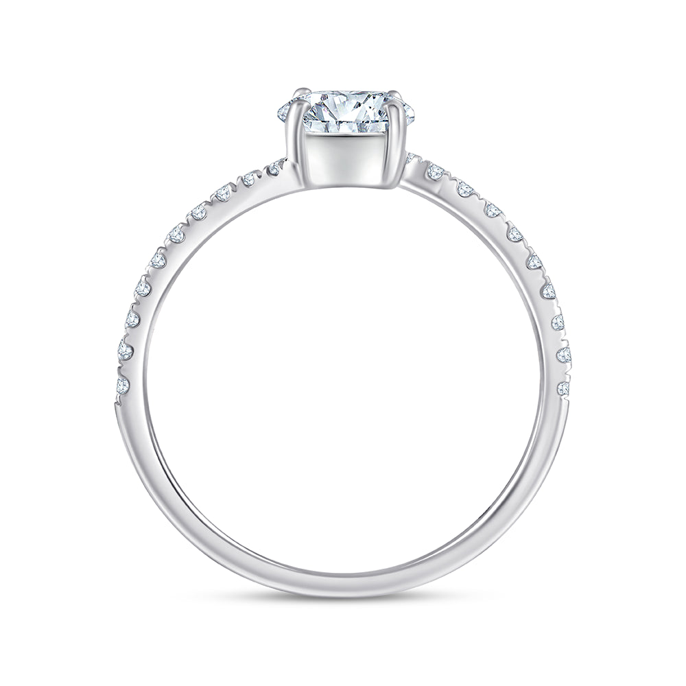Oval Cut Solitaire Ring