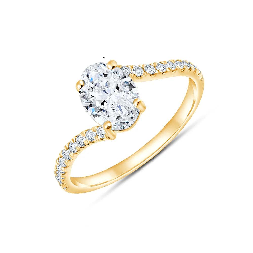 Oval Cut Solitaire Ring