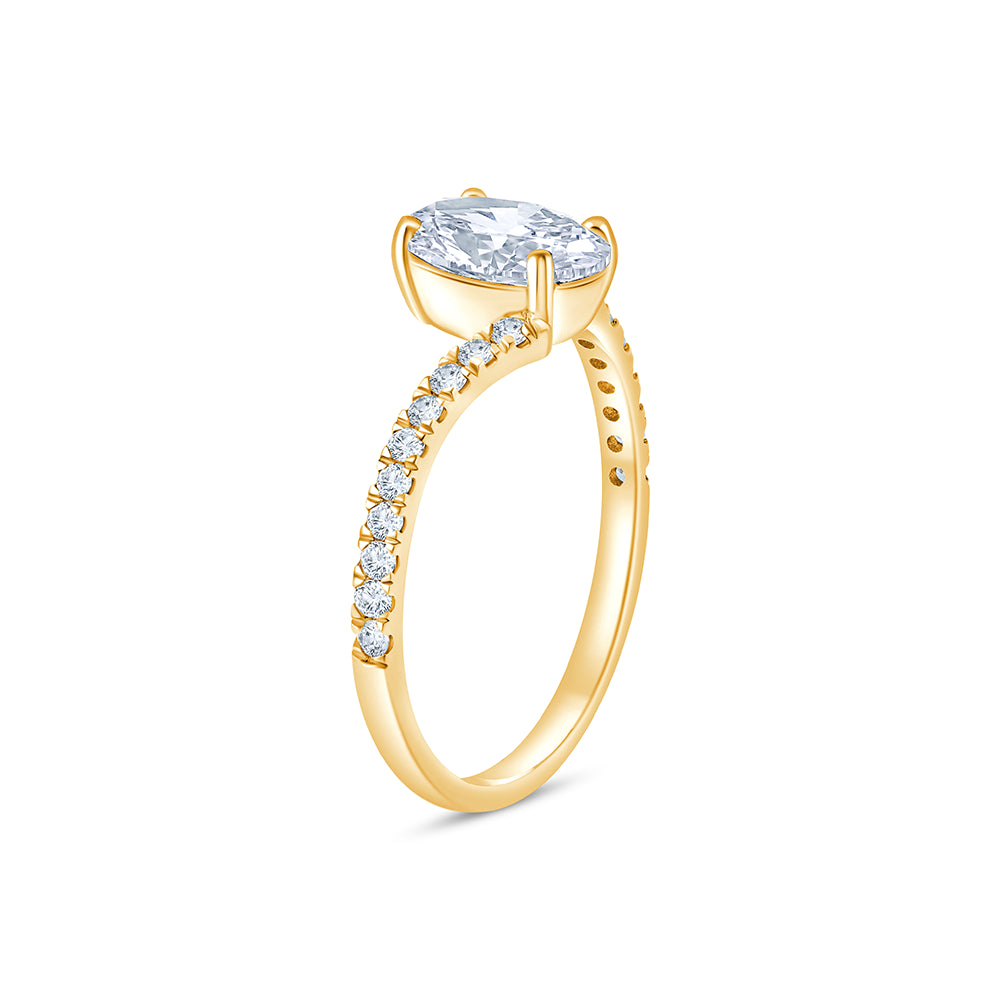 Oval Cut Solitaire Ring